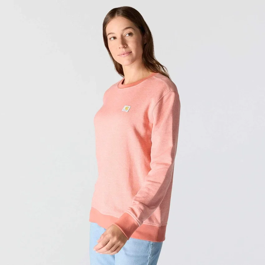 Letvægts-sweatshirt med rund hals i Tencel til kvinder