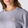 Letvægts-sweatshirt med rund hals i Tencel til kvinder