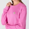 Letvægts-sweatshirt med rund hals i Tencel til kvinder