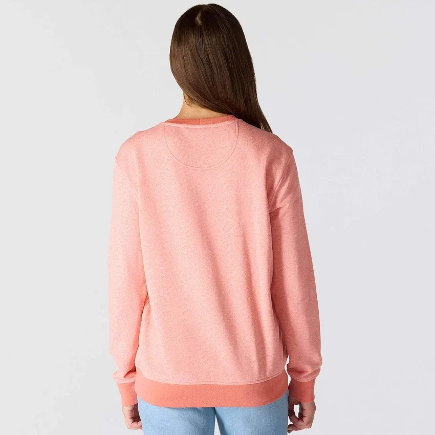 Letvægts-sweatshirt med rund hals i Tencel til kvinder