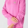 Letvægts-sweatshirt med rund hals i Tencel til kvinder