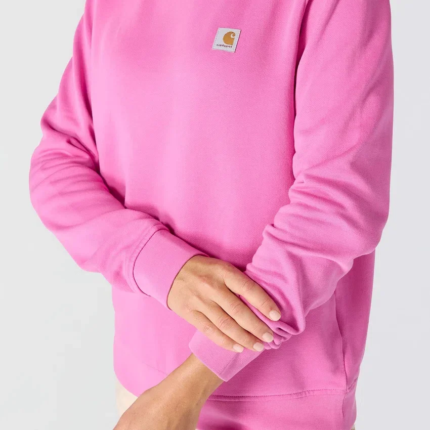 Letvægts-sweatshirt med rund hals i Tencel til kvinder