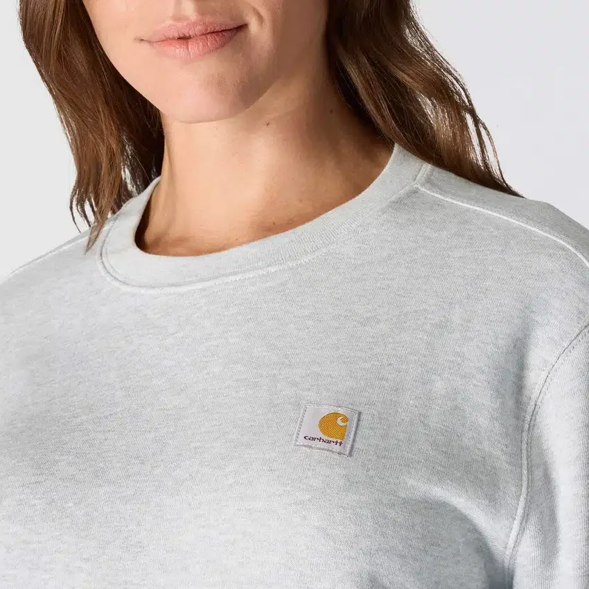 Letvægts-sweatshirt med rund hals i Tencel til kvinder