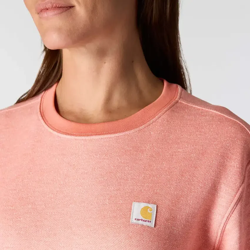 Letvægts-sweatshirt med rund hals i Tencel til kvinder