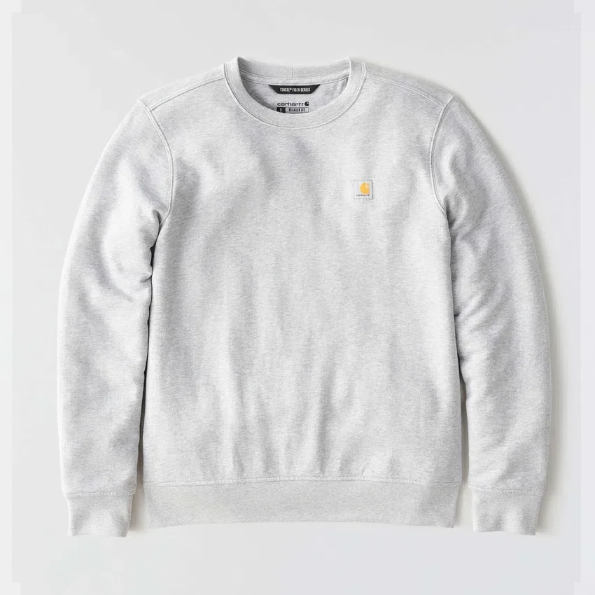 Letvægts-sweatshirt med rund hals i Tencel til kvinder