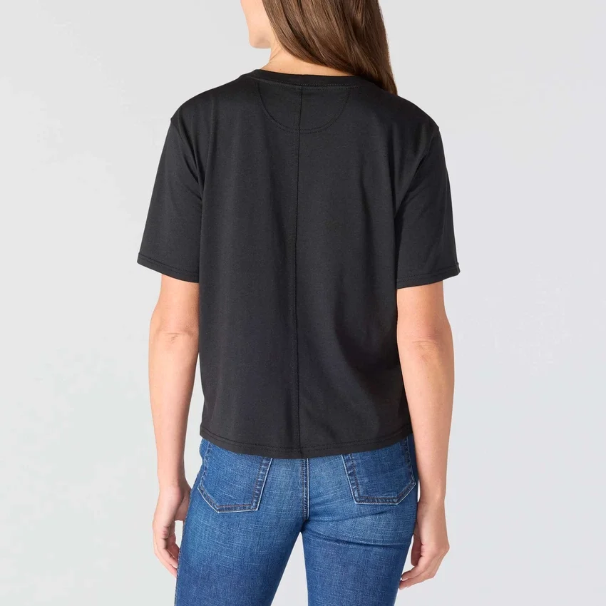 Letvægts-T-skjorte til kvinder med Pennant-flag-motiv i Tencel