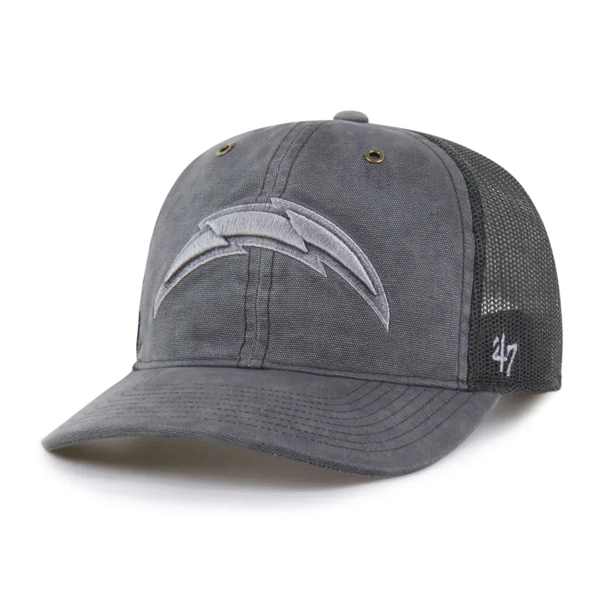 Los Angeles Chargers '47 farvet trucker-kasket, afslappet pasform