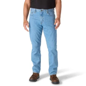 Løse, lige arbejdsjeans til mænd