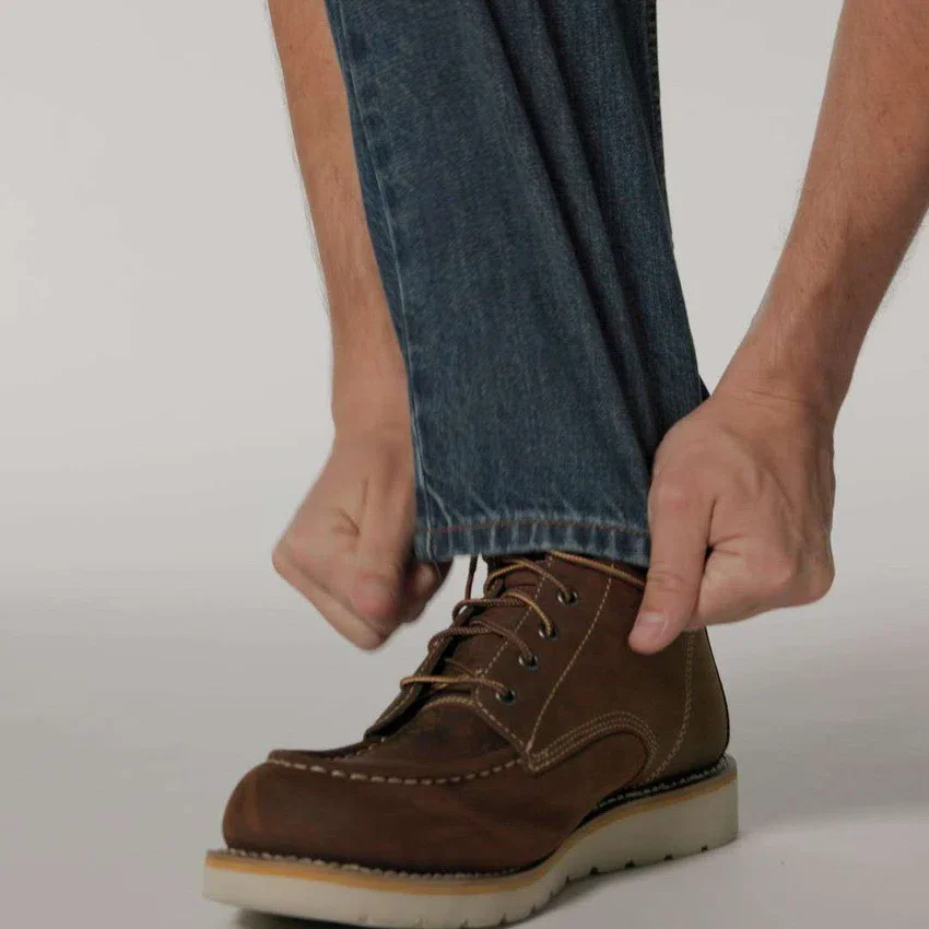 Løse, lige arbejdsjeans til mænd
