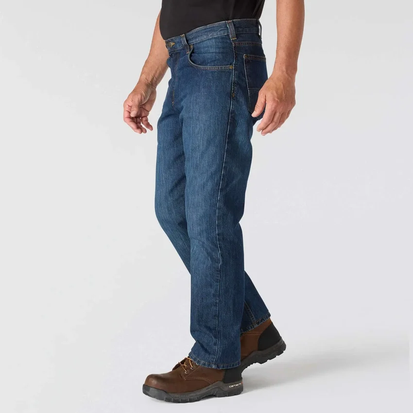 Løse, lige arbejdsjeans til mænd