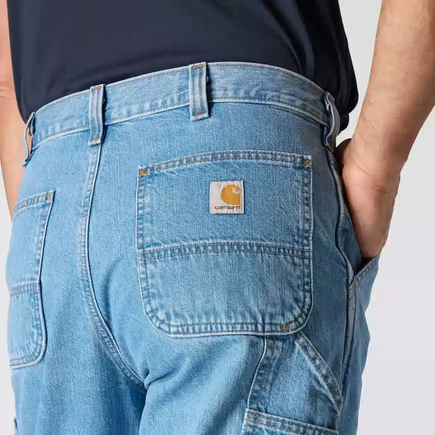 Løse, lige arbejdsjeans til mænd