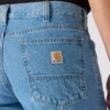 Løse, lige arbejdsjeans til mænd