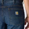Løse, lige arbejdsjeans til mænd