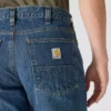 Løse, lige arbejdsjeans til mænd
