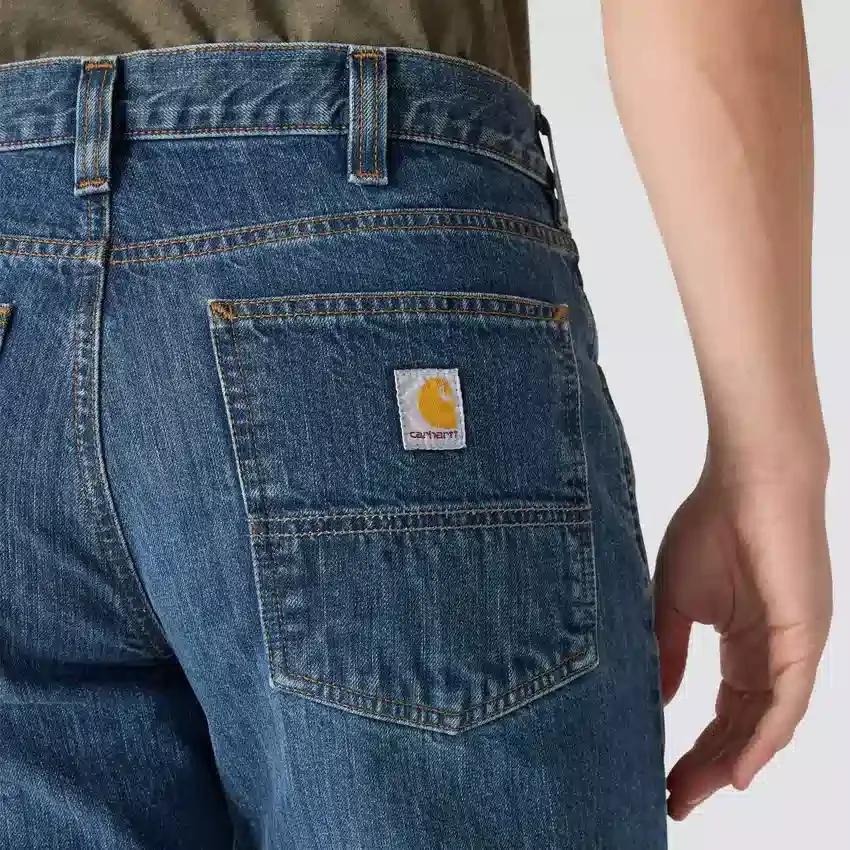 Løse, lige arbejdsjeans til mænd
