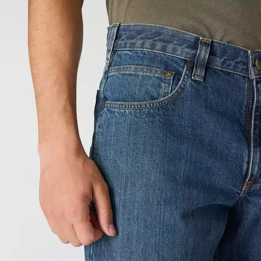 Løse, lige arbejdsjeans til mænd