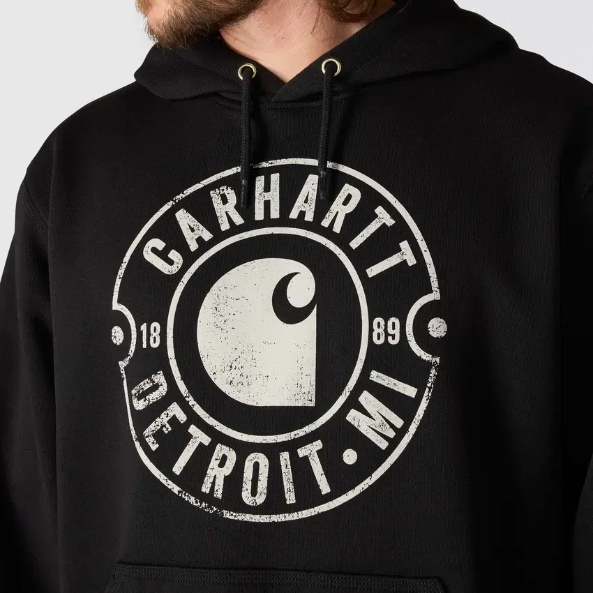 Marquette Detroit-hettetrøje med grafisk print til mænd