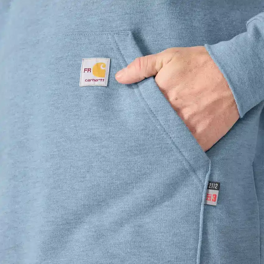 Marquette Fr Force Logo-hettetrøje til mænd – flammehæmmende hættetrøjer