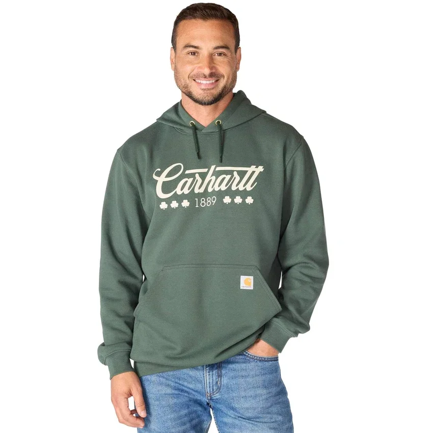 Marquette Shamrock-hettetrøje til mænd – St. Patrick's Day-sweatshirt
