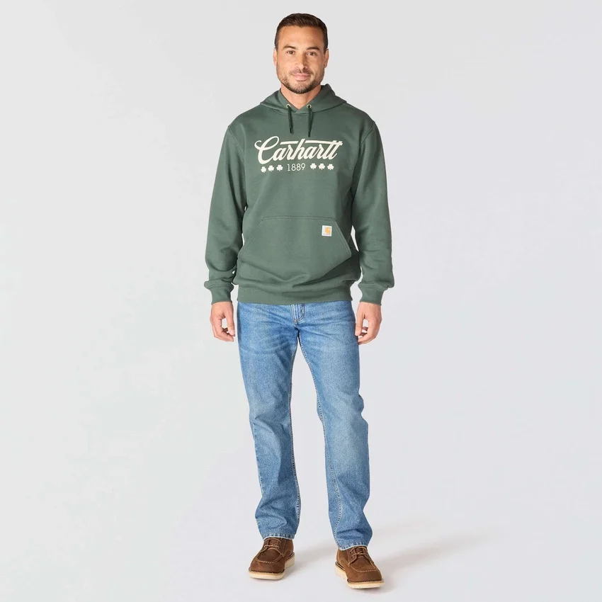 Marquette Shamrock-hettetrøje til mænd – St. Patrick's Day-sweatshirt