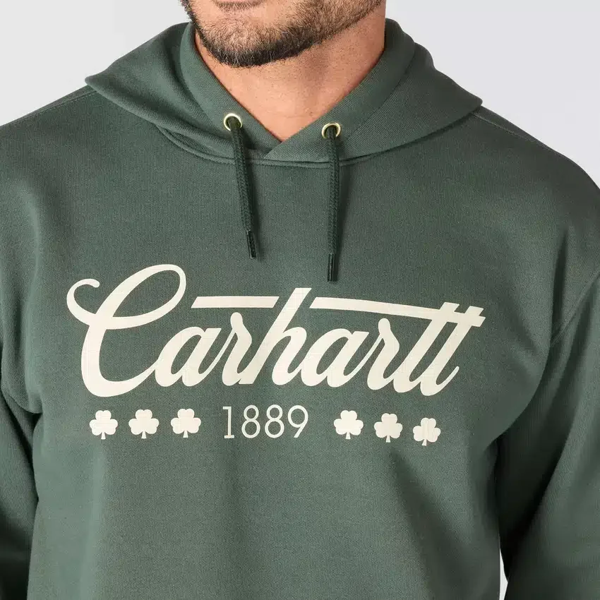 Marquette Shamrock-hettetrøje til mænd – St. Patrick's Day-sweatshirt