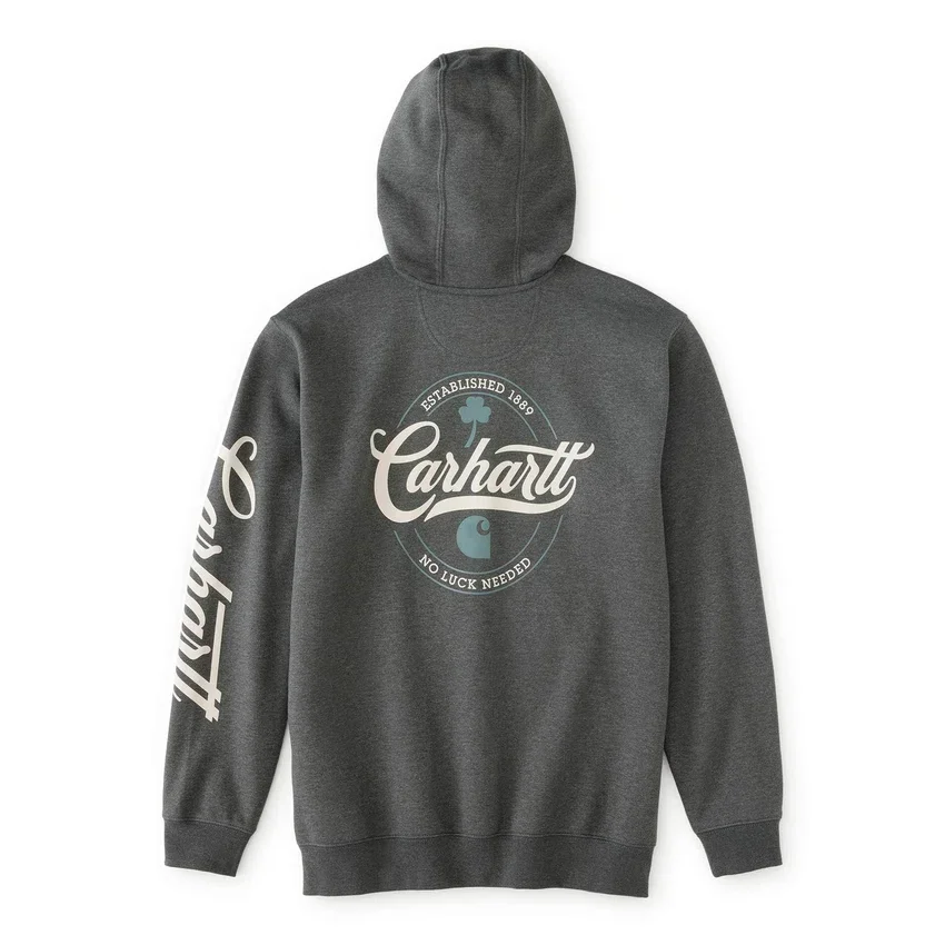 Marquette Shamrock Script-hettetrøje til mænd – St. Patrick's Day-sweatshirt