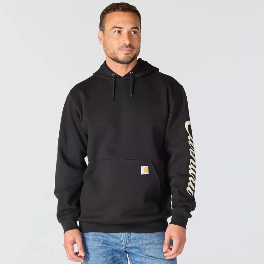 Marquette Shamrock Script-hettetrøje til mænd – St. Patrick's Day-sweatshirt