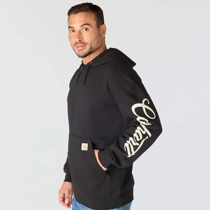 Marquette Shamrock Script-hettetrøje til mænd – St. Patrick's Day-sweatshirt