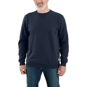 Marquette sweatshirts til mænd med løs pasform, mellemvægt og rund hals