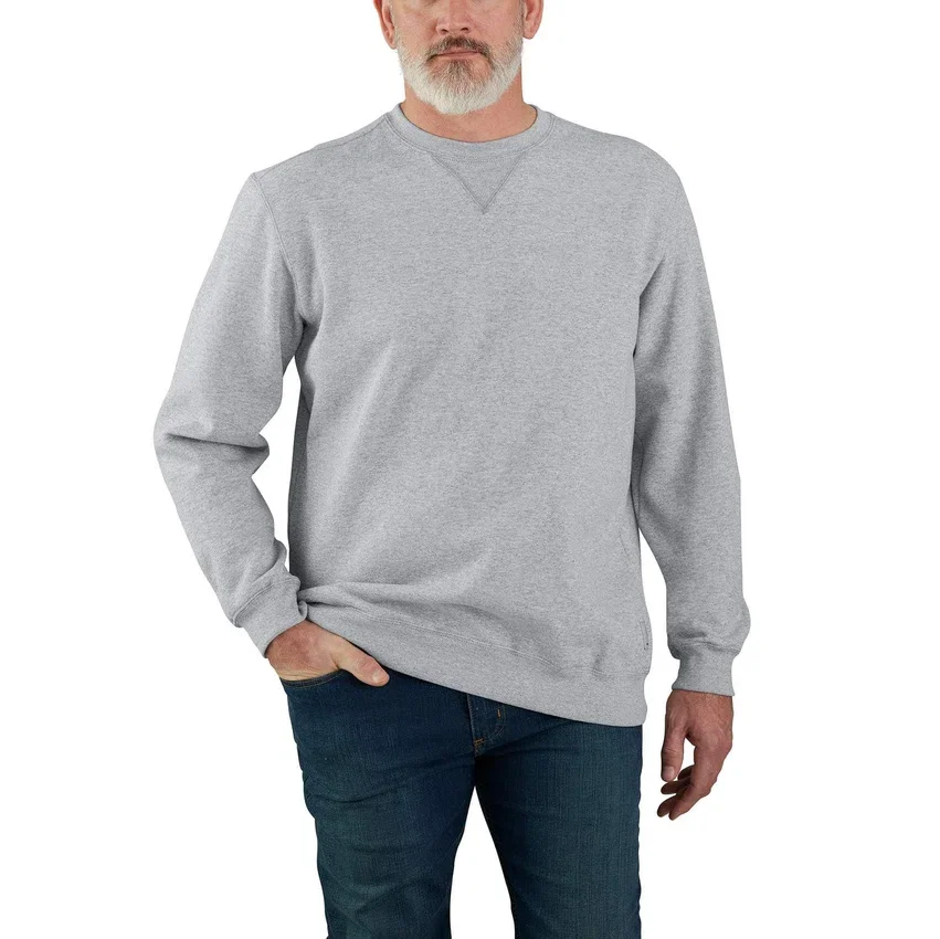 Marquette sweatshirts til mænd med løs pasform, mellemvægt og rund hals