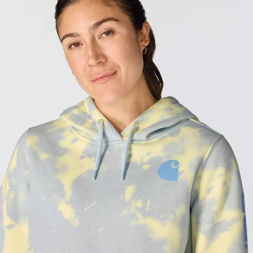 Marquette Tie Dye-hettetrøje til kvinder
