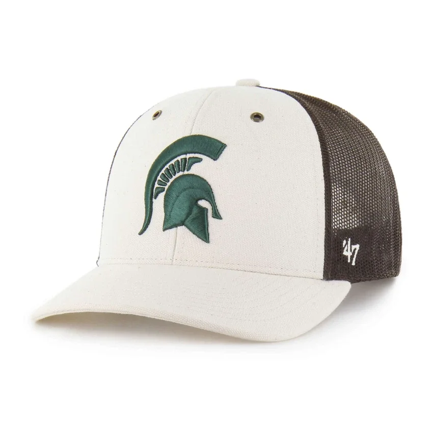 Michigan State Spartans '47 ufarvet trucker-kasket