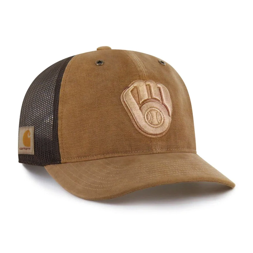 Milwaukee Brewers '47 farvet trucker-kasket, afslappet pasform