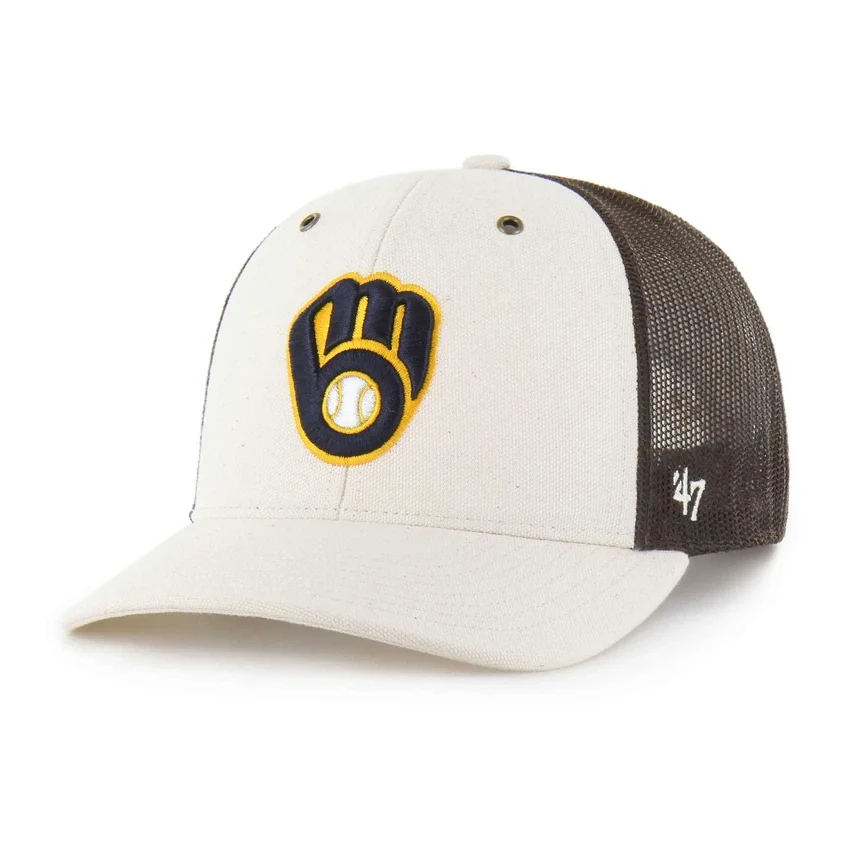 Milwaukee Brewers '47 ufarvet trucker-kasket