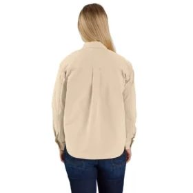 Montana Rugged Flex® overskjorte til kvinder i løs pasform af kraftig duck-stof