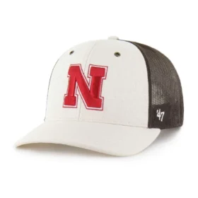 Nebraska Cornhuskers '47 ufarvet trucker-kasket