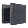 Patineret læder-tegnebog med dobbeltfold