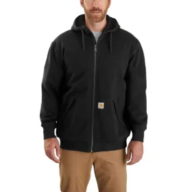 Paxton vandafvisende herresweatshirt med termofor og fuld lynlås samt hætte – carhartt Rain Defender-hettetrøjer