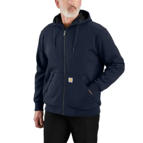 Paxton vandafvisende herresweatshirt med termofor og fuld lynlås samt hætte – carhartt Rain Defender-hettetrøjer