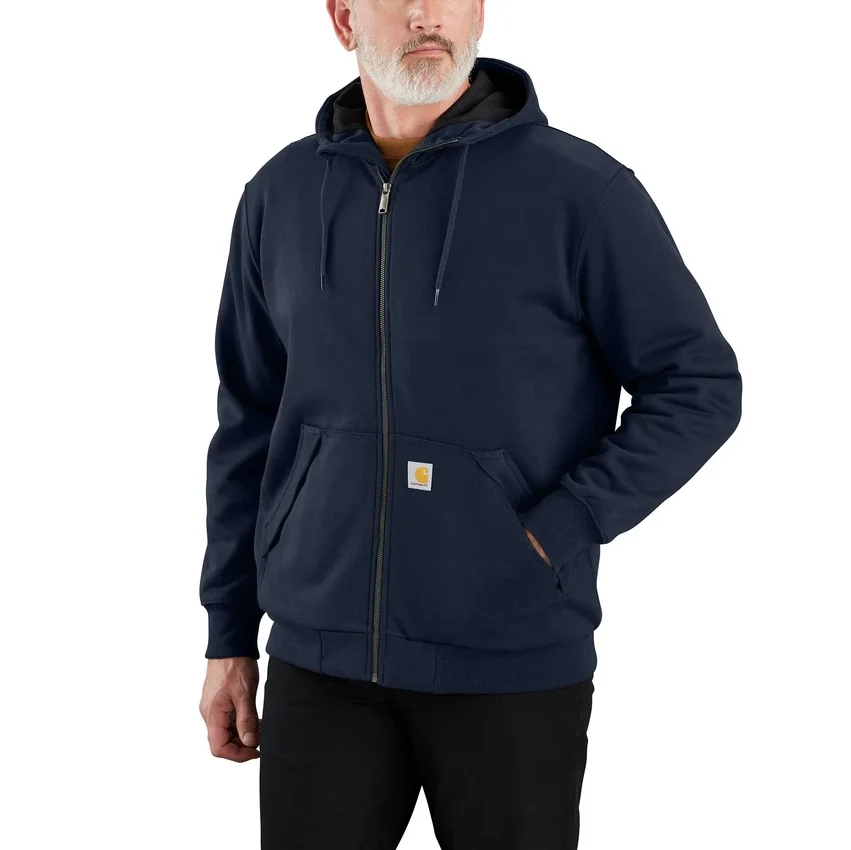 Paxton vandafvisende herresweatshirt med termofor og fuld lynlås samt hætte – carhartt Rain Defender-hettetrøjer