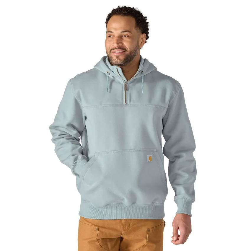 Paxton vandafvisende, kraftig hættetrøje med 1/4-lynlås til mænd – carhartt Rain Defender-hettetrøjer