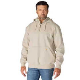 Paxton vandafvisende, kraftig hættetrøje med 1/4-lynlås til mænd – carhartt Rain Defender-hettetrøjer