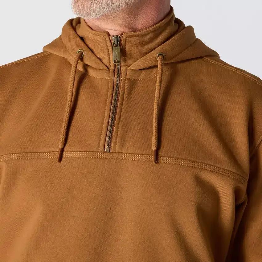 Paxton vandafvisende, kraftig hættetrøje med 1/4-lynlås til mænd – carhartt Rain Defender-hettetrøjer