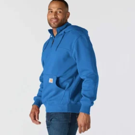 Paxton vandafvisende, kraftig hættetrøje med 1/4-lynlås til mænd – carhartt Rain Defender-hettetrøjer