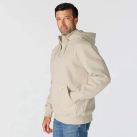 Paxton vandafvisende, kraftig hættetrøje med 1/4-lynlås til mænd – carhartt Rain Defender-hettetrøjer