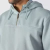 Paxton vandafvisende, kraftig hættetrøje med 1/4-lynlås til mænd – carhartt Rain Defender-hettetrøjer
