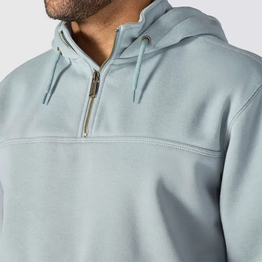 Paxton vandafvisende, kraftig hættetrøje med 1/4-lynlås til mænd – carhartt Rain Defender-hettetrøjer
