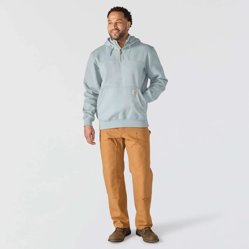 Paxton vandafvisende, kraftig hættetrøje med 1/4-lynlås til mænd – carhartt Rain Defender-hettetrøjer