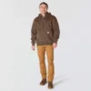 Paxton vandafvisende, kraftig hættetrøje med 1/4-lynlås til mænd – carhartt Rain Defender-hettetrøjer