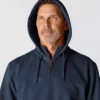 Paxton vandafvisende, kraftig hættetrøje med 1/4-lynlås til mænd – carhartt Rain Defender-hettetrøjer